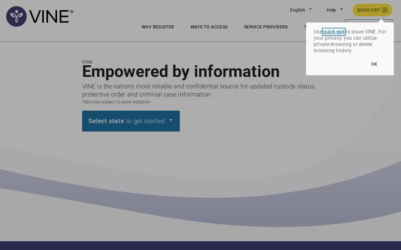 St. Lucie County VINELink inmate search and release notification entry